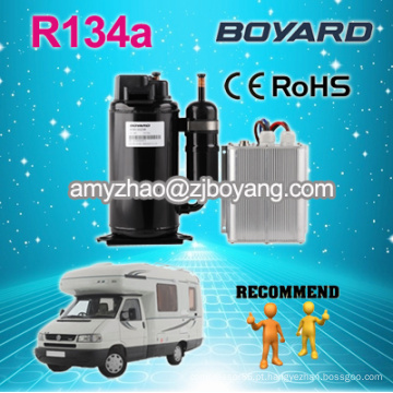 Compressor de ar condicionado de 48V Boyard R134a DC 12V 24V para telecom-abrigo